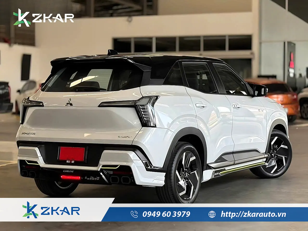  Hình Ảnh Thực Tế Bodykit Carline Mitsubishi Xforce Tại ZKar Auto