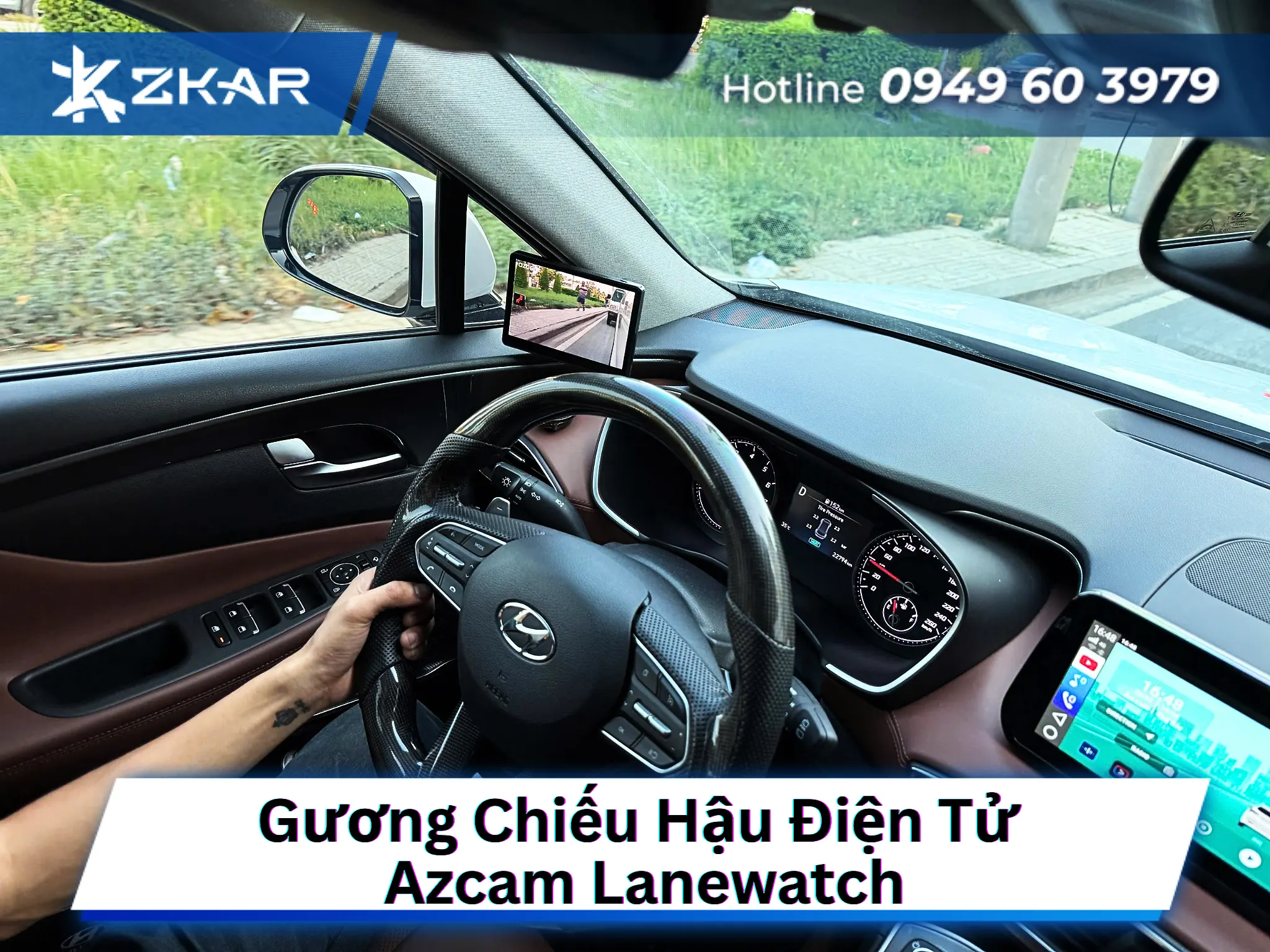 Gương camera hành trình Azcam Lanewatch Là Gì?