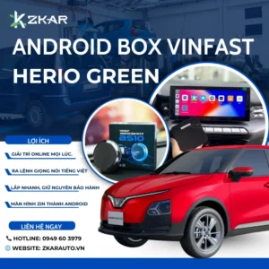 Android Box Cho Xe VinFast Herio Green