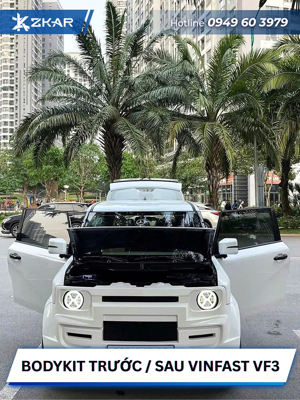 Địa Chỉ Độ Bodykit Cho VinFast VF3 Uy Tín Tại TP.HCM
