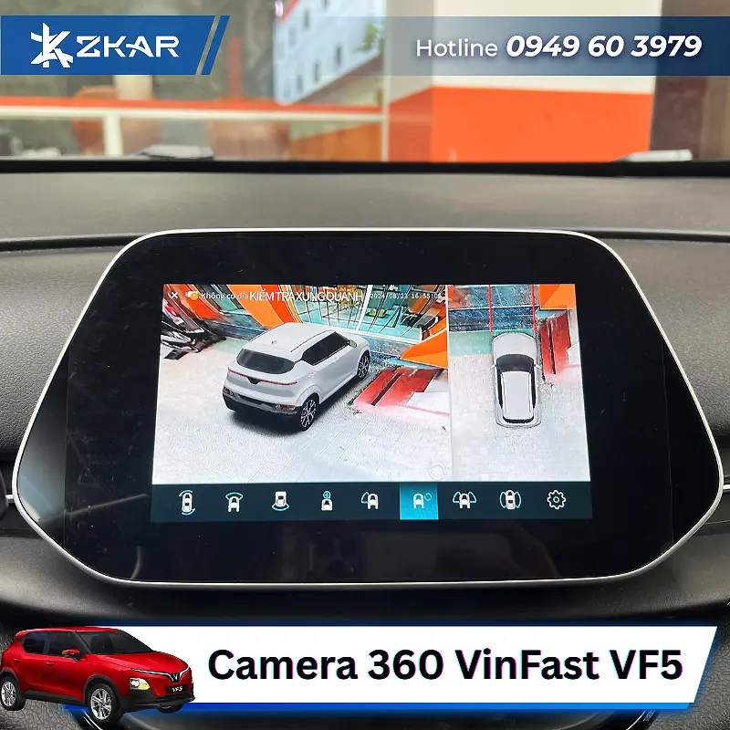 Camera 360 Birdview Cho VinFast VF5