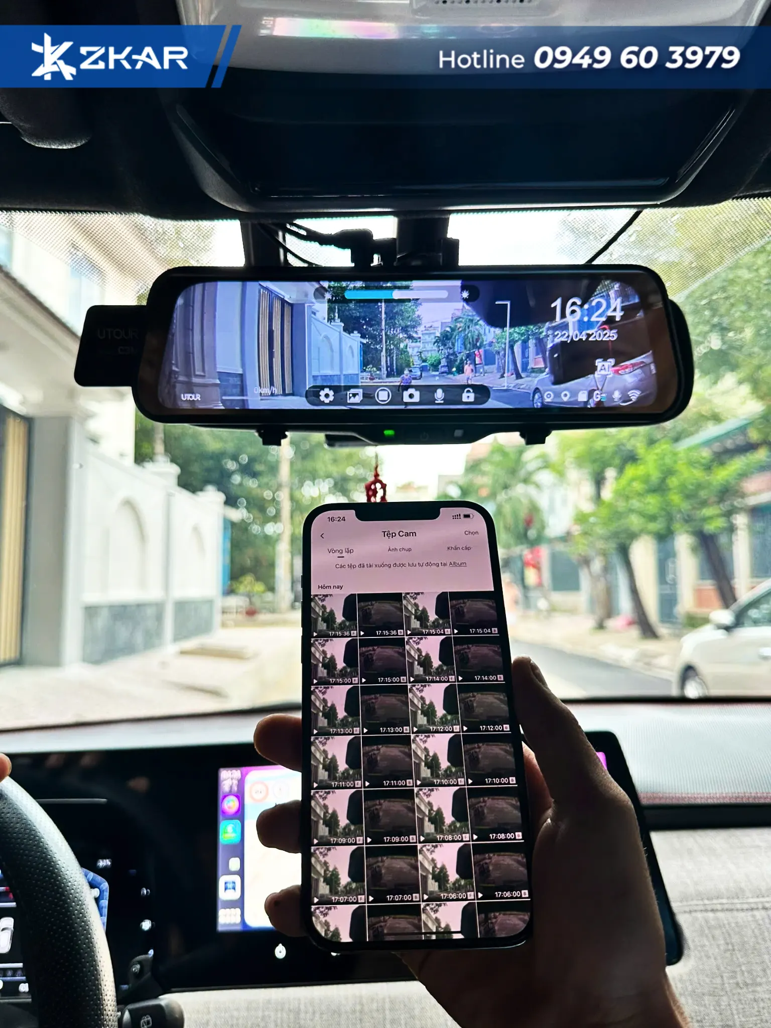 Địa Chỉ Lắp Gương Điện Tử Utour C3M Cho Xe Xforce Uy Tín Tại TP.HCM