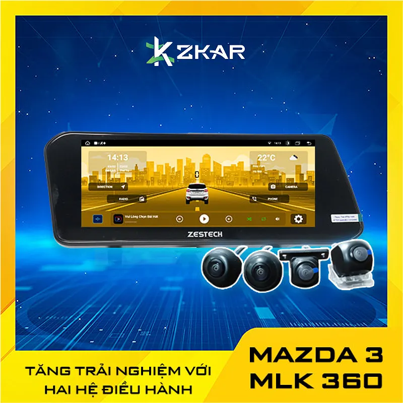 Màn Hình Android Mazda 3 MLK 360