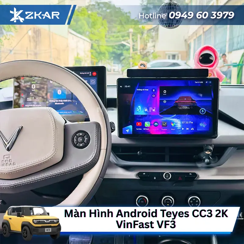Màn Hình Android Teyes CC3 2K Cho VinFast VF3