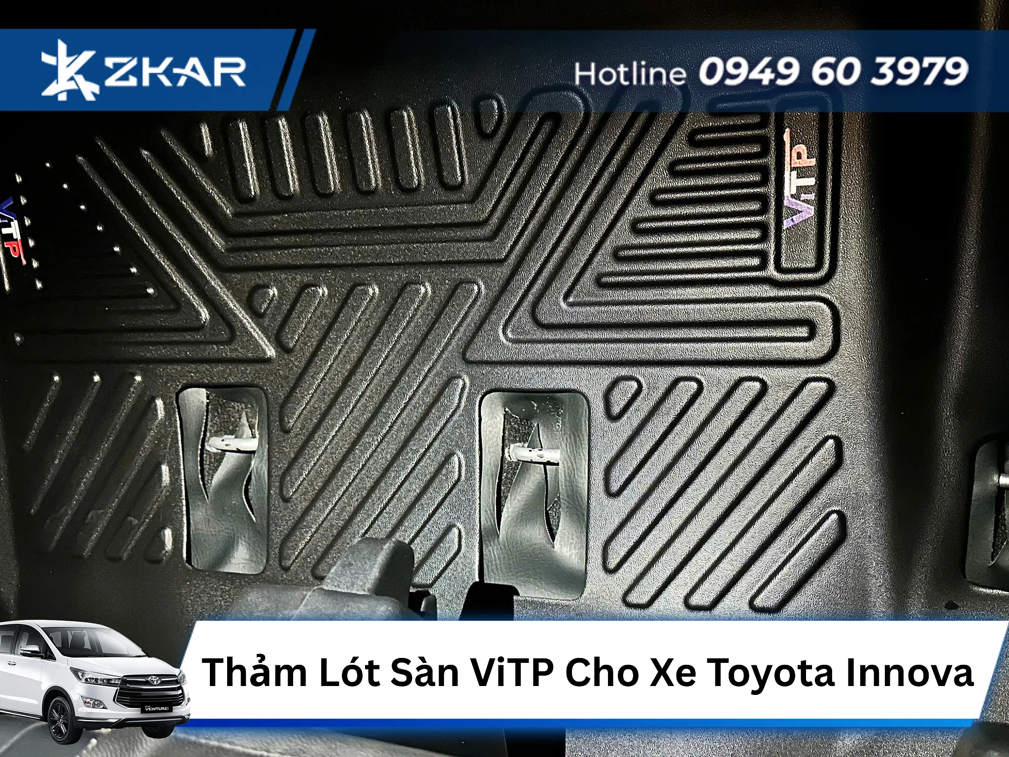 Thảm Lót Sàn ViTP Cho Xe Toyota Innova