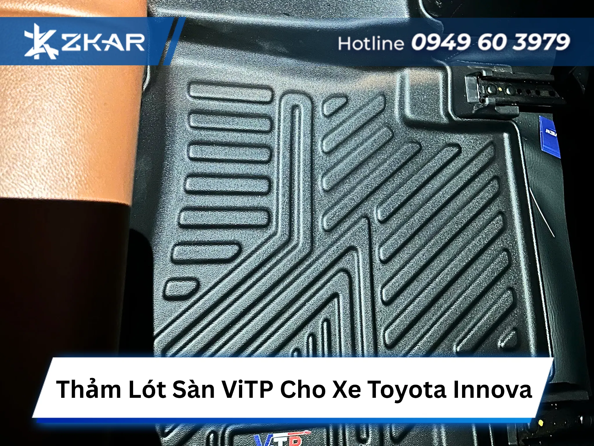 Địa Chỉ Lắp Thảm Lót Sàn ViTP Cho Xe Toyota Innova Uy Tín Tại TP.HCM
