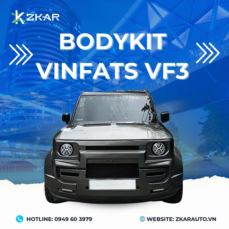 Độ Bodykit Cho Xe Điện Vinfast VF3