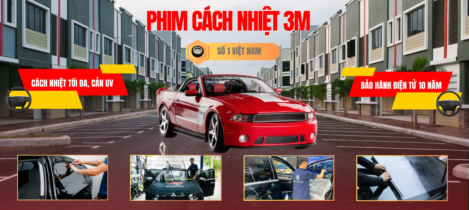 Dán phim cách nhiệt ô tô giá rẻ tại TP.HCM - Tiết kiệm, an toàn và đẳng cấp
