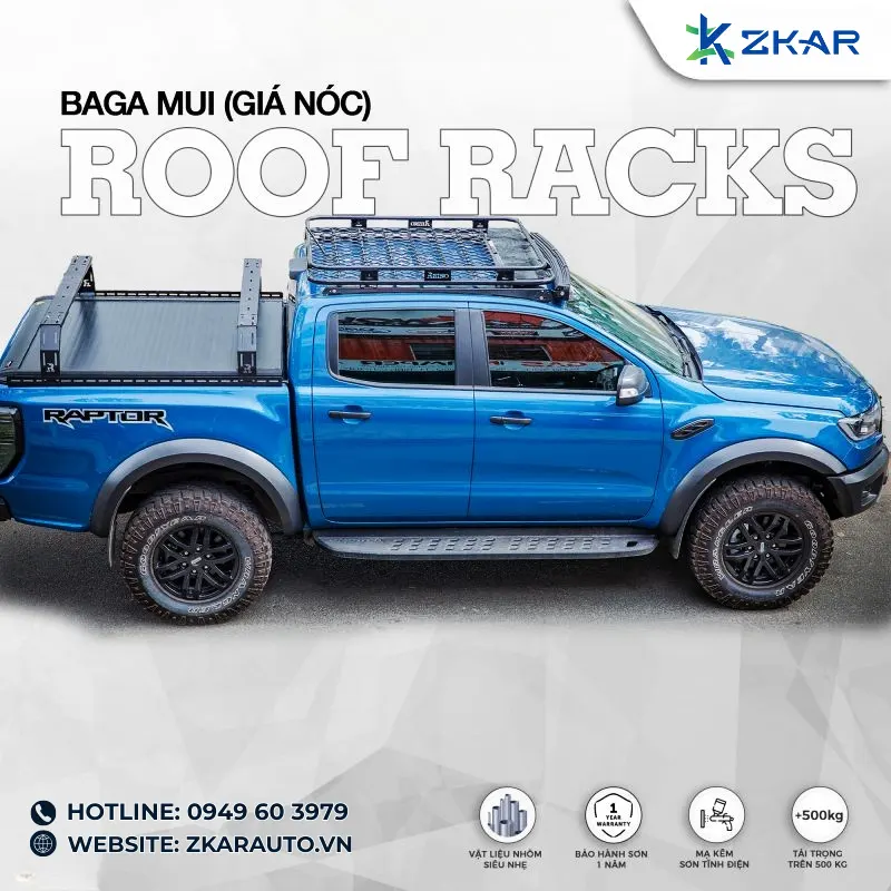 Baga Mui Nhôm Rhino Roof Rack