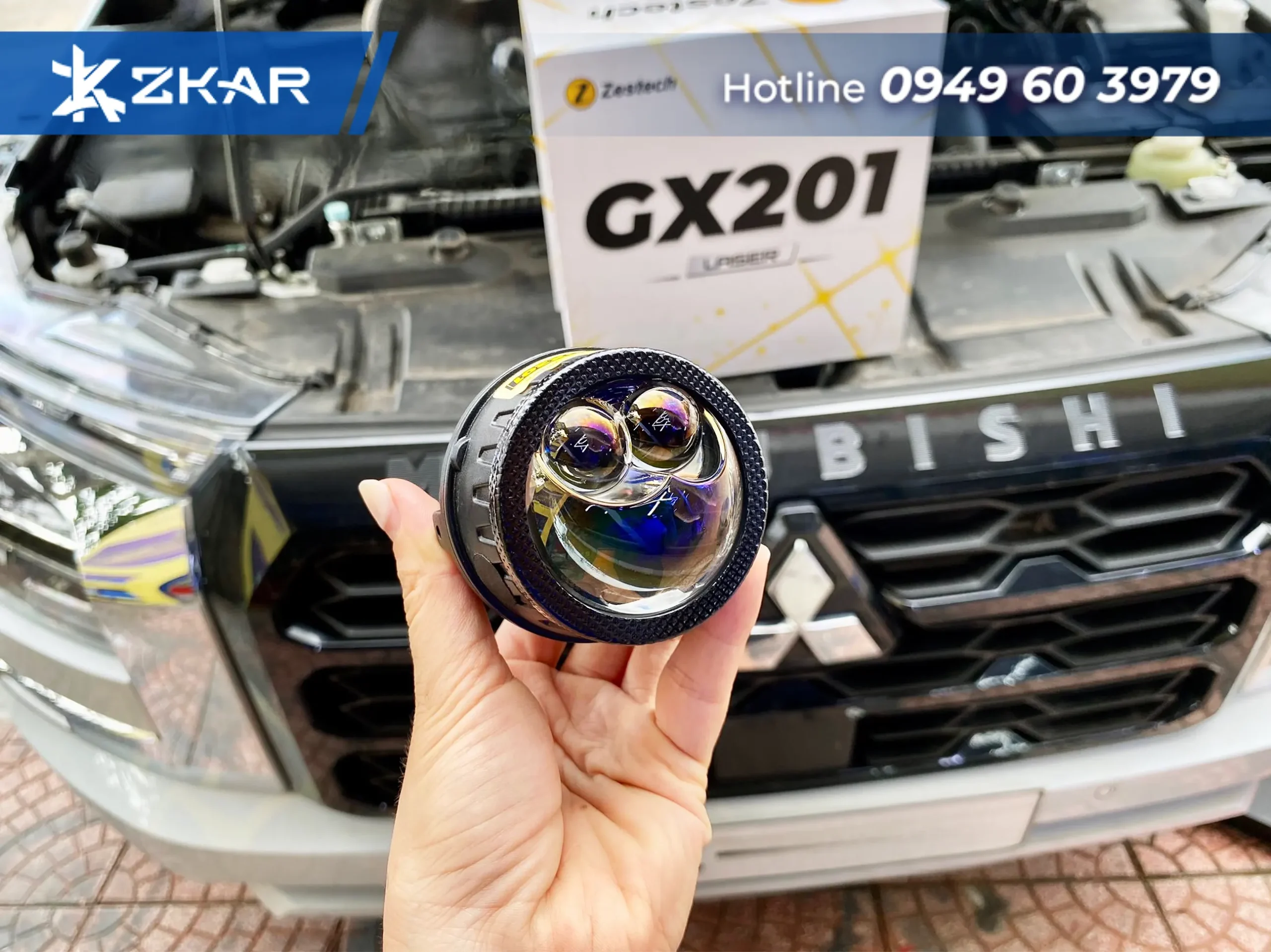 Địa Chỉ Lắp Đèn Bi Gầm GX201 Zestech Uy Tín Tại TP.HCM & Bình Dương