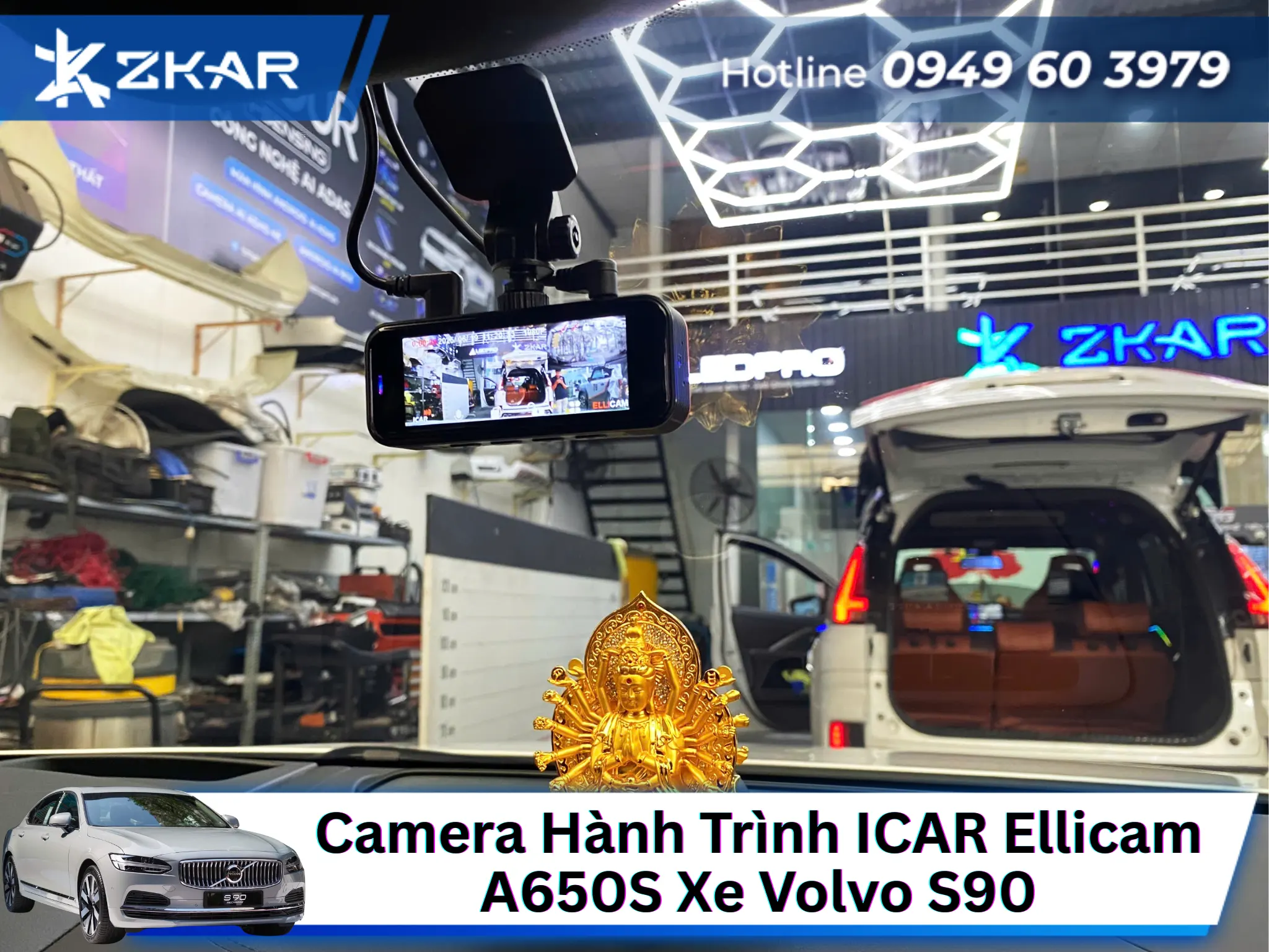 Bảng Giá Lắp Đặt Trọn Gói Camera ICAR Ellicam A650S