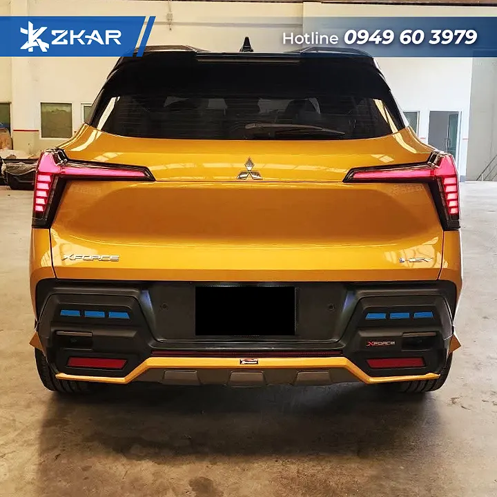 Bên hông và phía sau bodykit rider v3