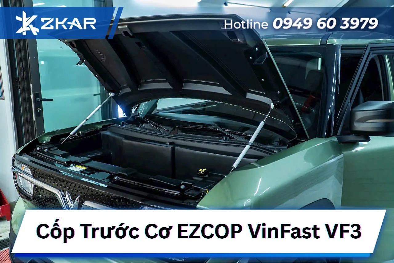 Cốp Trước Cơ EZCAP Dành Cho Vinfast VF3