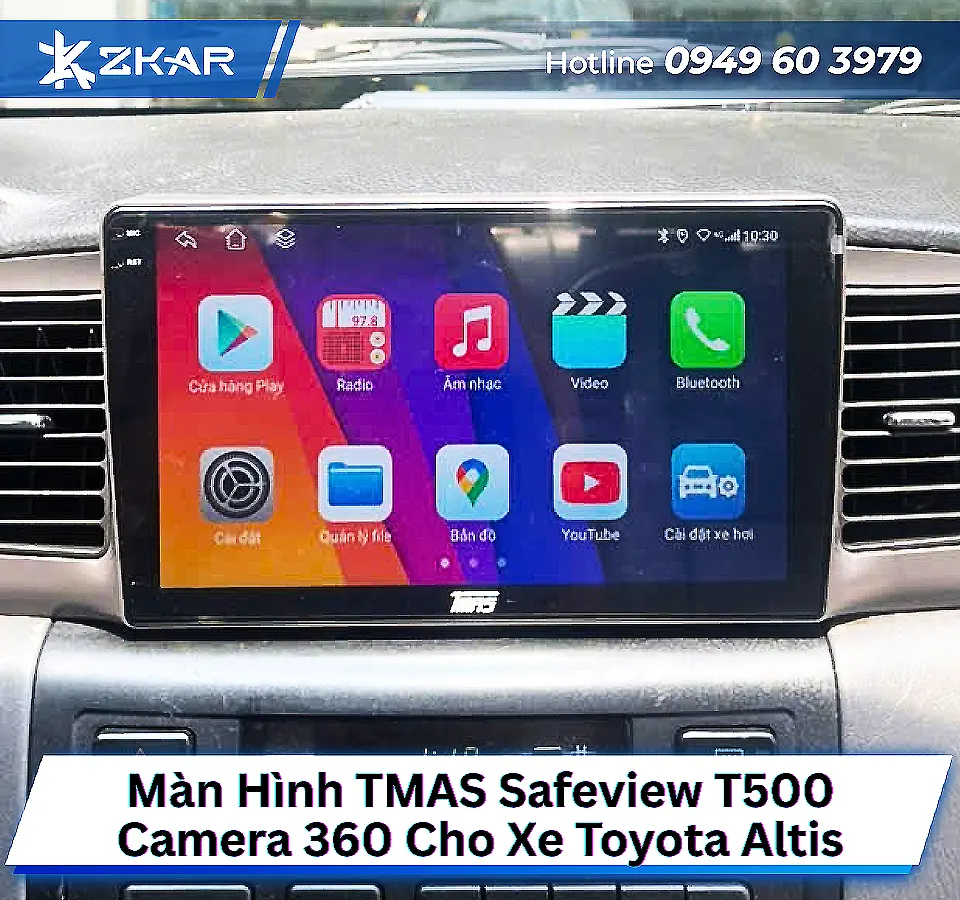 Lý Do Nên Lắp Màn Hình TMAS Safeview T500 MAX Cho Toyota Corolla Altis