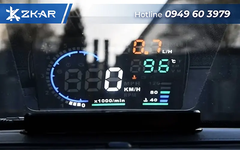 Lợi Ích Khi Lắp HUD Hiển Thị Kính Lái Cho VinFast VF6