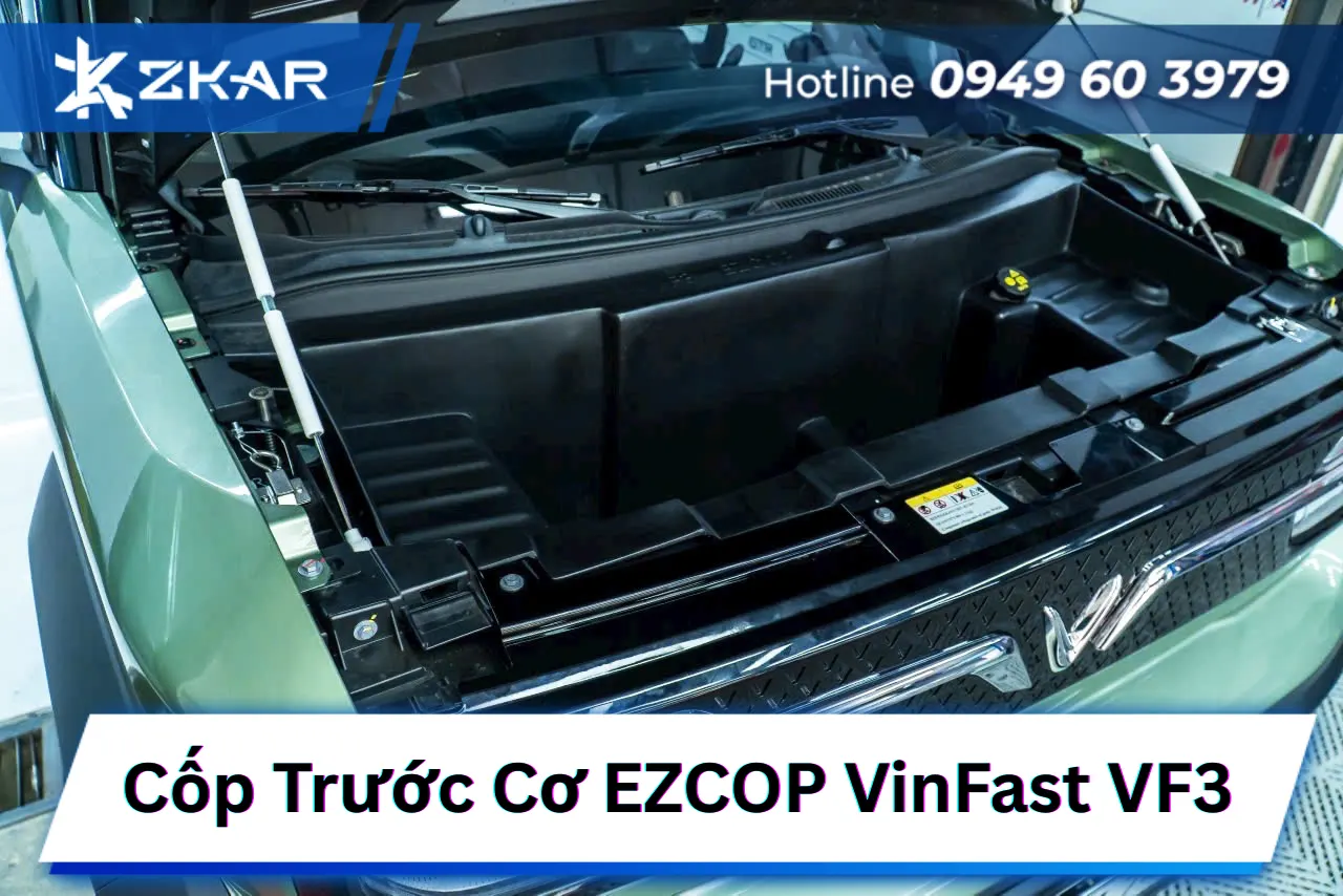 Cốp Trước Cơ EZCOP Cho Xe VinFast VF3