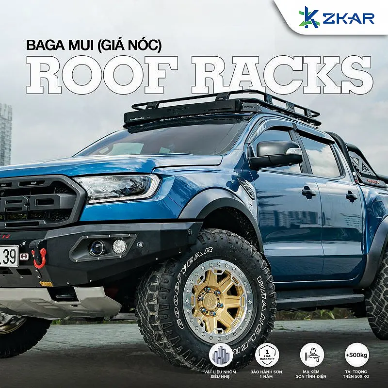 chi phi giá nóc nhôm rhino roof rack
