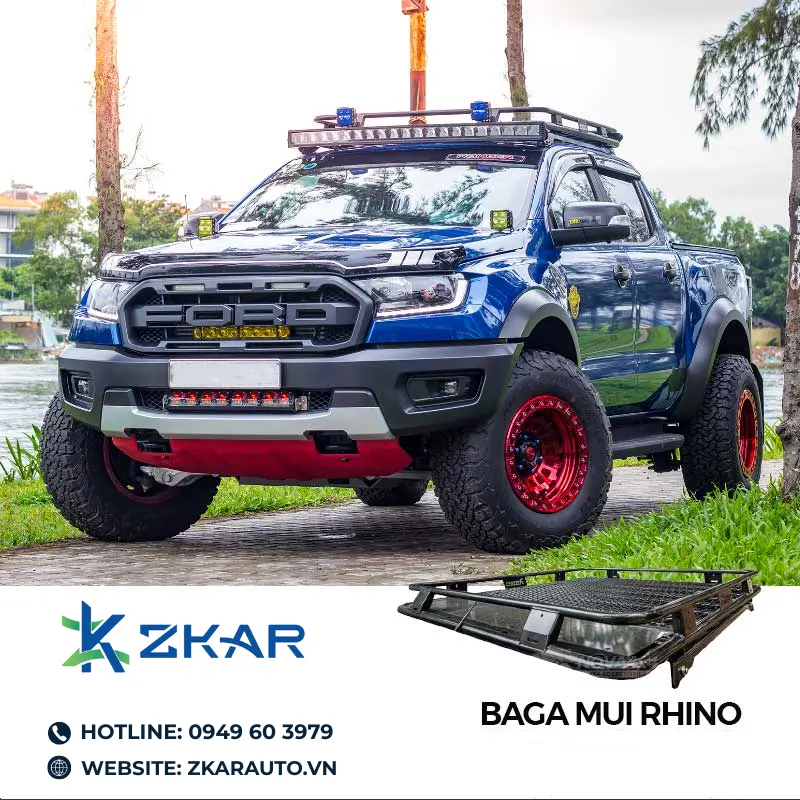 Địa Chỉ Lắp Giá Nóc Sắt Rhino Roof Rack Uy tín Tại TPHCM - Bình Dương