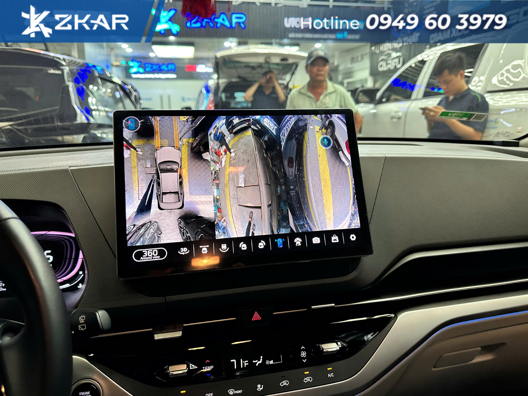 Lắp Màn Safaview Tại ZKar Auto