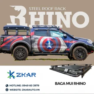 Baga Mui Sắt Rhino Steel Roof Rack