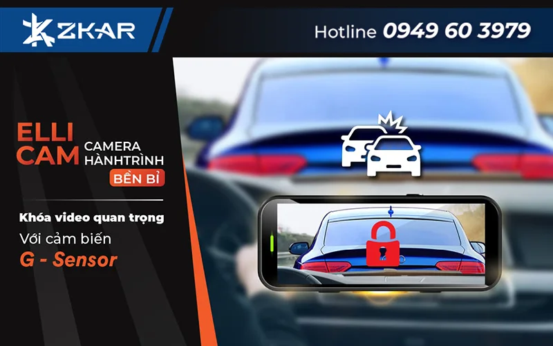 G-sensor bảo vệ video