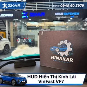 HUD Hiển Thị Kính Lái Cho Xe Điện VinFast VF7