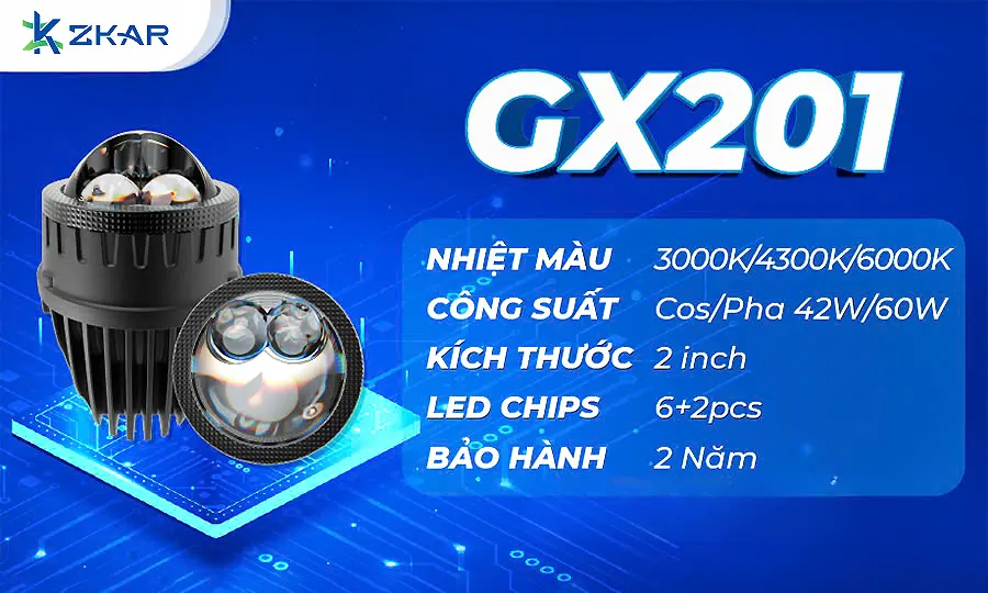 Thông Số Đèn Gầm GX201