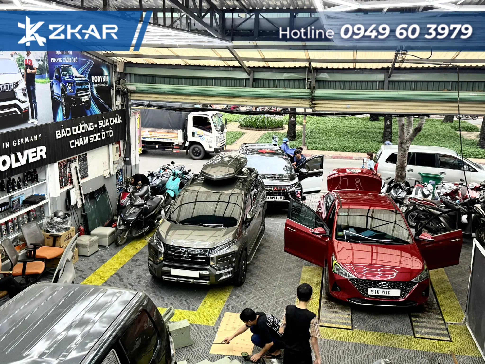 địa chỉ gara uy tín phường cầu kiệu