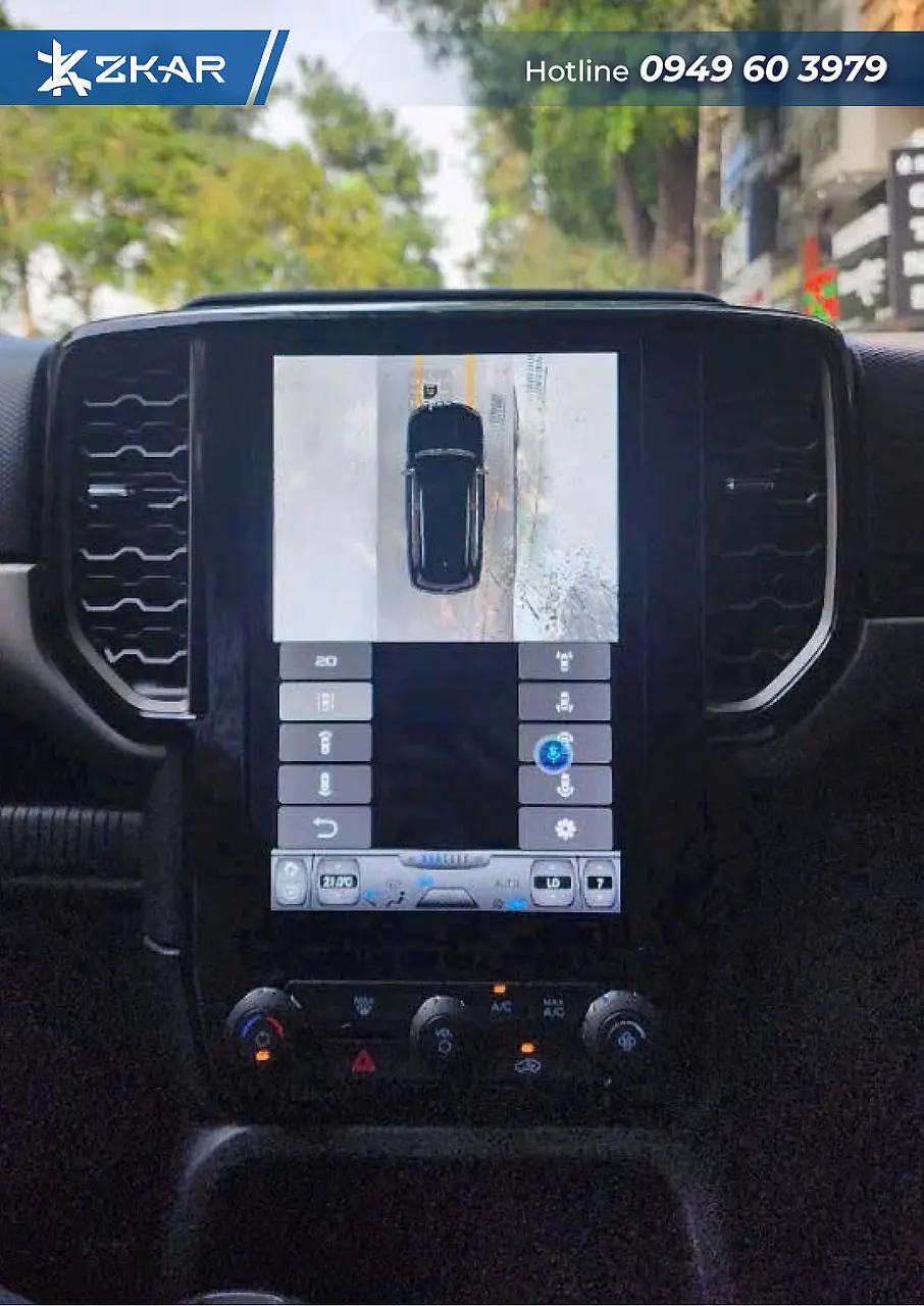 Địa Chỉ Lắp Màn Hình Android Tích Hợp Camera 360 Cho Ford Everest Uy Tín Tại TP.HCM