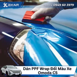 Dán PPF Wrap Đổi Màu Xe Omoda C5