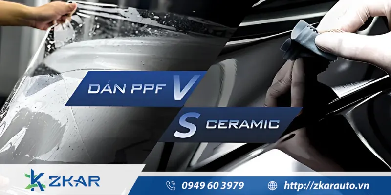 So Sánh Phim PPF QUAD và Phủ Ceramic