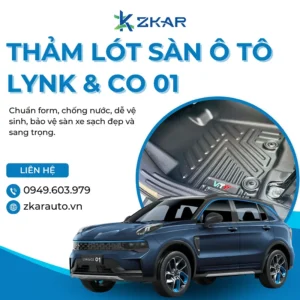 thảm lót sàn cho xe lynk&co 01