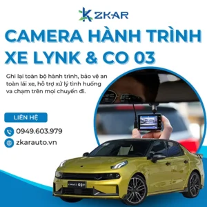 Gắn Camera Hành Trình Cho Xe Lynk & Co 03 Tại TP.HCM
