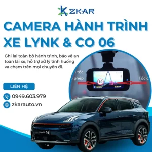 Gắn Camera Hành Trình Cho Xe Lynk & Co 06 Tại TP.HCM