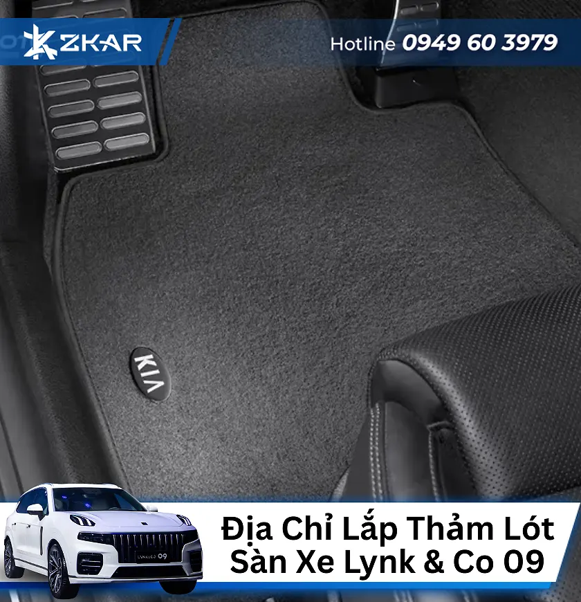 Địa Chỉ Lắp Thảm Lót Sàn Cho Lynk & Co 09 Uy Tín Tại TP.HCM
