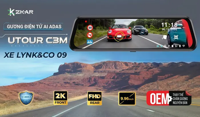 Camera Hành Trình Utour C3M Lynk & Co 09
