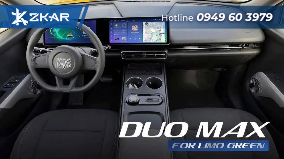 Lợi Ích Khi Độ Màn Hình Đôi DuoMax Cho Xe Limo Green