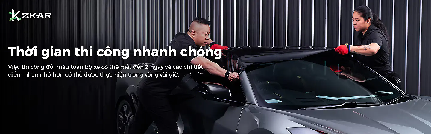 Wrap Đổi Màu Xe Thương Hiệu 3M