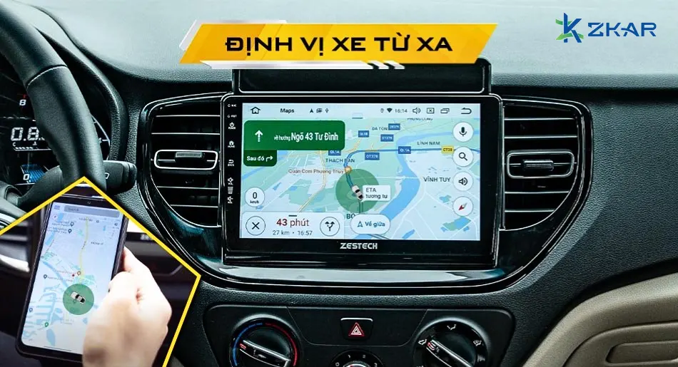 Tích Hợp Bản Đồ Dẫn Đường Và Cảnh Báo Giao Thông