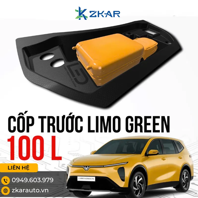 lợi ích khi lắp cốp trước xe điện vinfast limo green