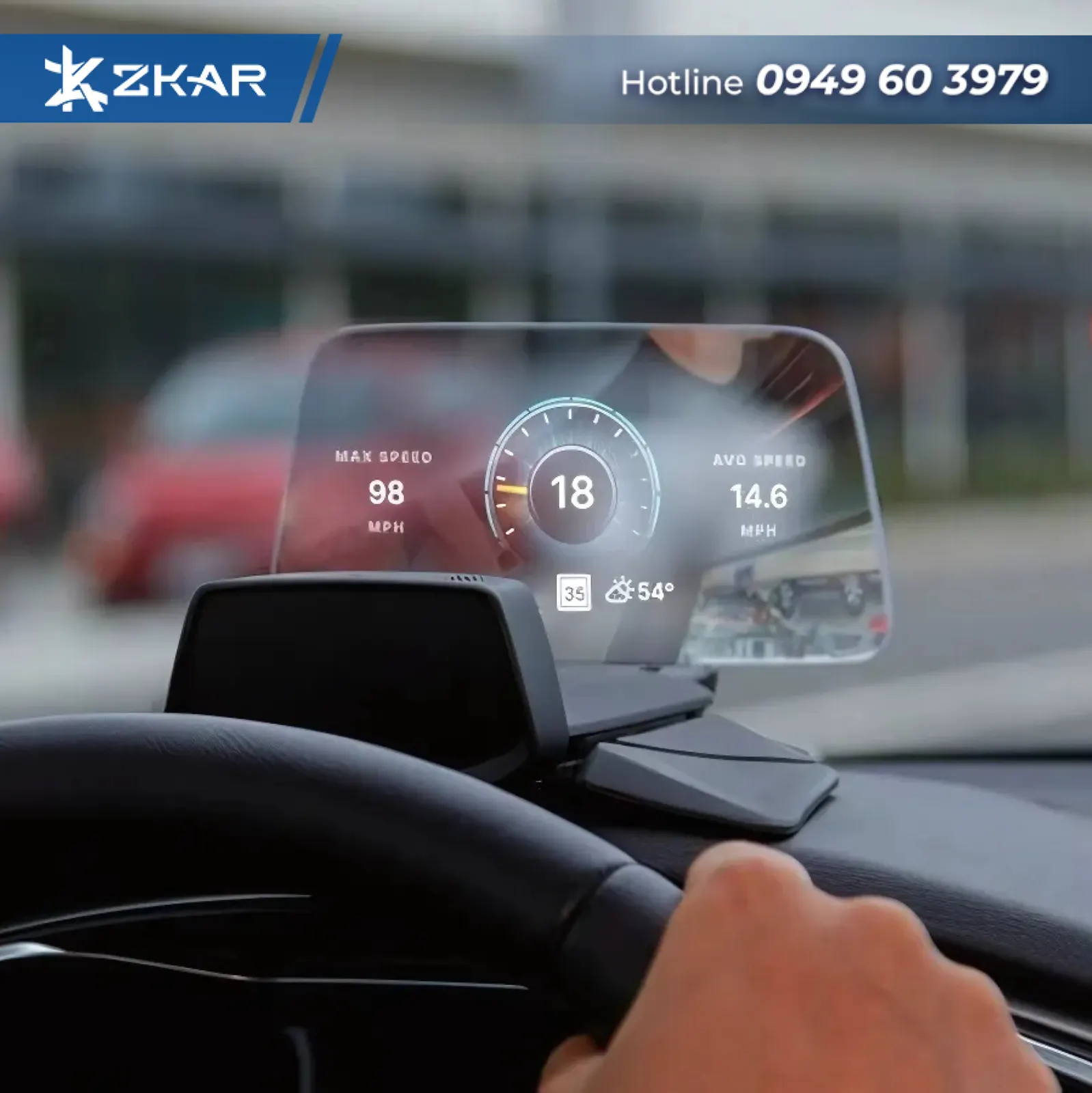 Lợi ích khi lắp màn hình HUD kính lái
