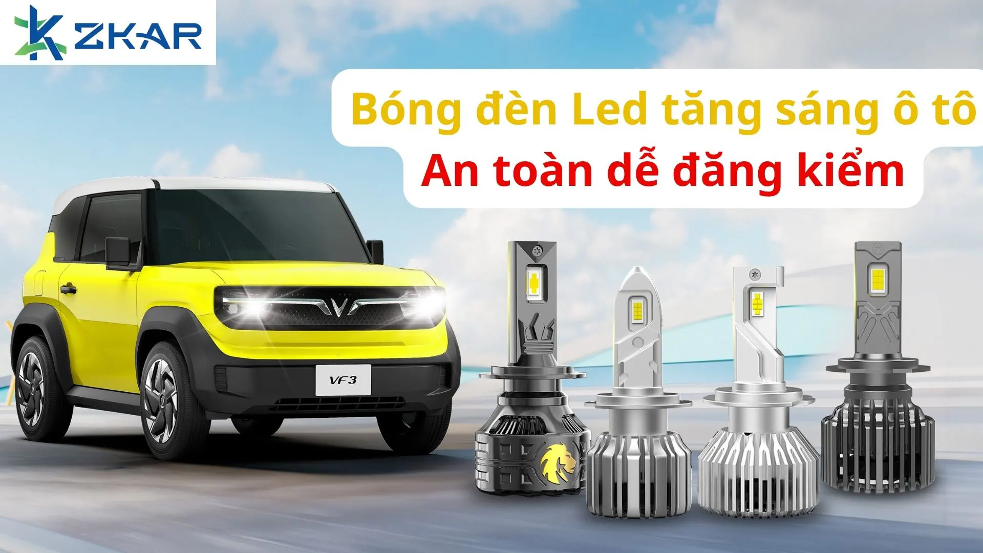 Bóng đèn Led tăng sáng cho ô tô | An toàn dễ đăng kiểm