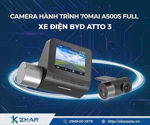 Camera Hành Trình 70mai A500S BYD Atto 3