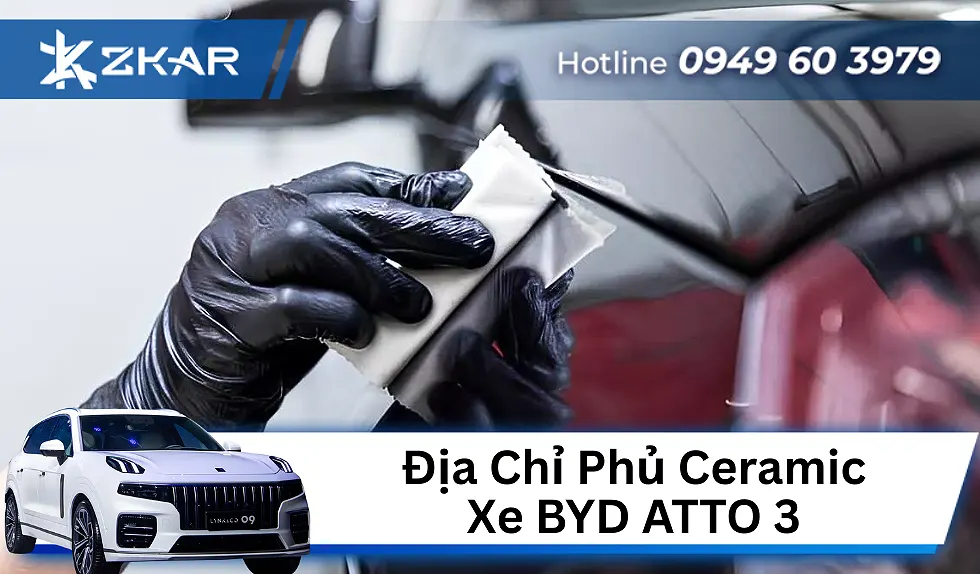 Địa Chỉ Phủ Ceramic Cho Xe BYD ATTO 3
