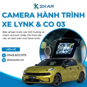 Gắn Camera Hành Trình Cho Xe Lynk & Co 03 Tại TPHCM