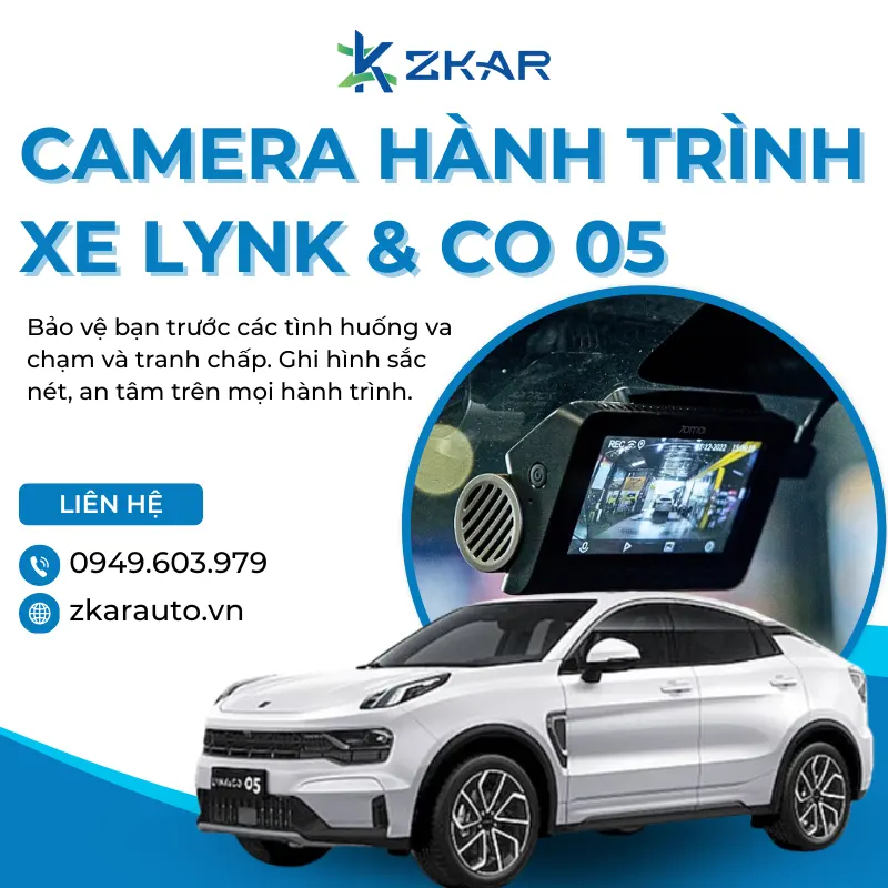 Gắn Camera Hành Trình Cho Xe Lynk & Co 05 Tại TPHCM