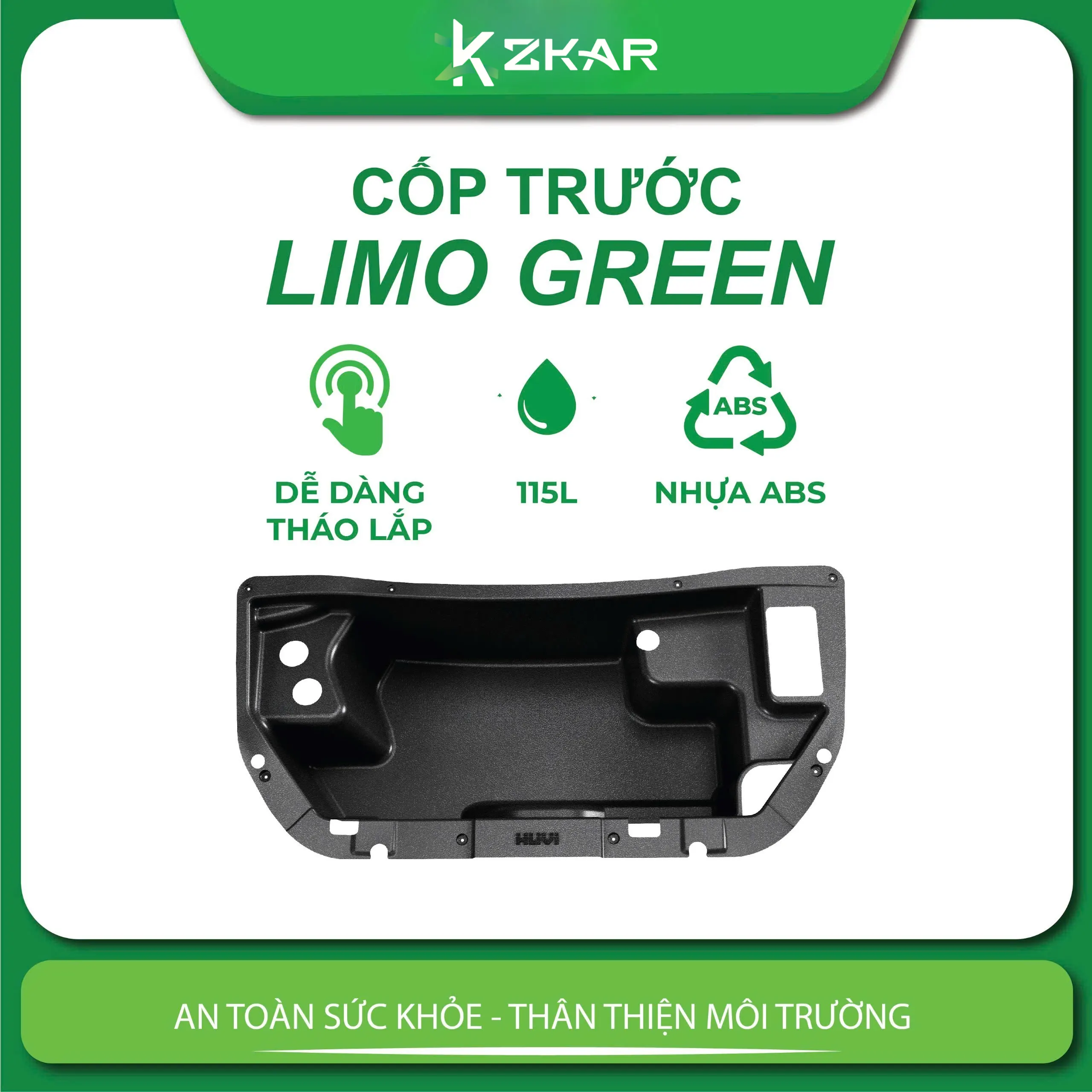 Lợi ích khi lắp cốp trước xe điện vinfast limo green
