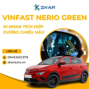 Độ Gương Điện Tích Hợp Xi-Nhan Cho VinFast Nerio Green