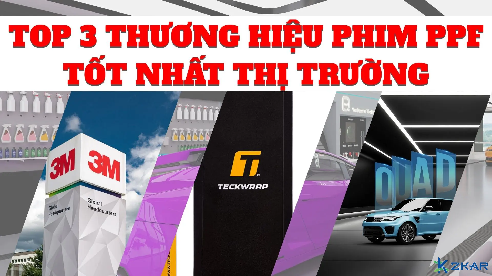 Top 3 thương hiệu phim PPF ô tô tốt nhất 2025 - Đâu là sự lựa chọn hoàn hảo