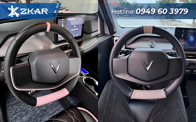 ZKar Auto chuyên độ vô lăng cho Limo Green
